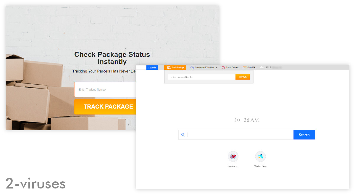 Smart Package Tracker says: "Check package status instantly".