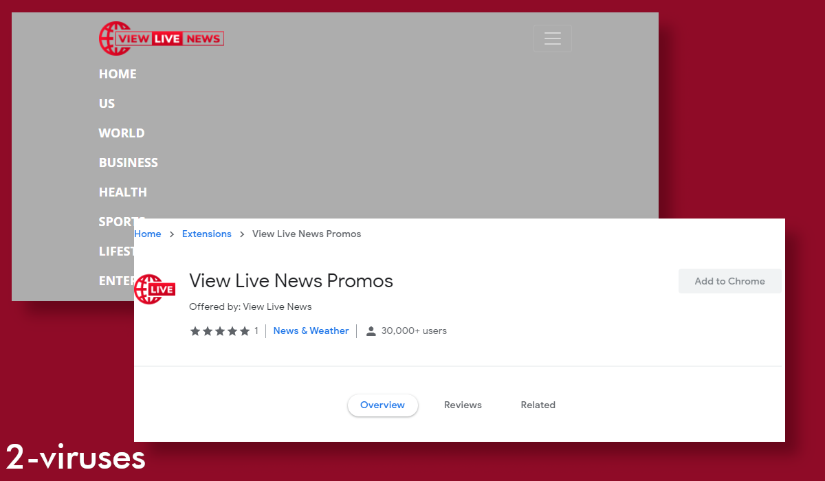 Viewlivenews Promos has over 30k users.