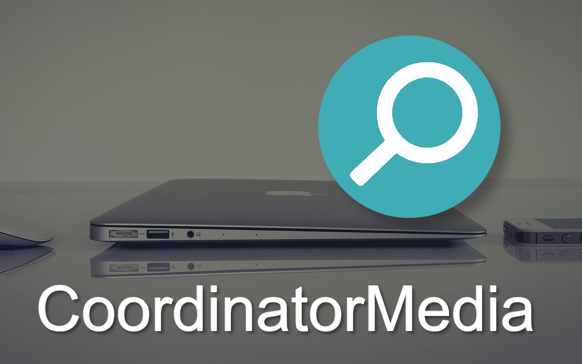 CoordinatorMedia's icon is a green circle and a white magnifying glass.