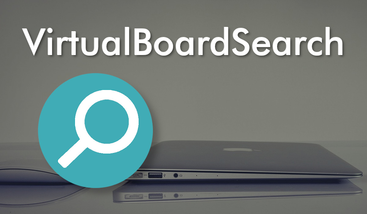 VirtualBoardSearch uses an icon of a magnifying glass on a green circle.