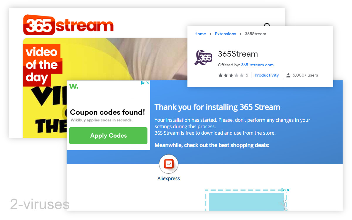 365Stream is related to the 365-stream.com site.