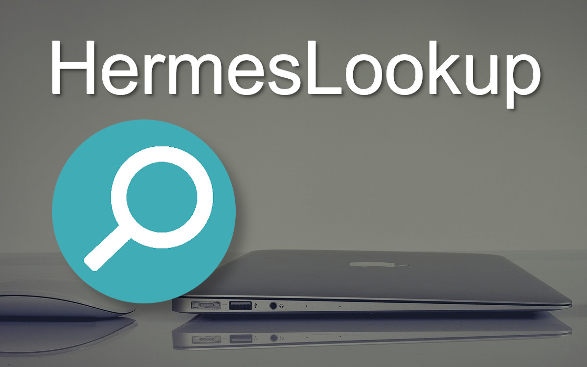 The icon used by HermesLookup is a green circle with a white magnifying glass.