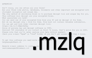 Mzlq Ransomware