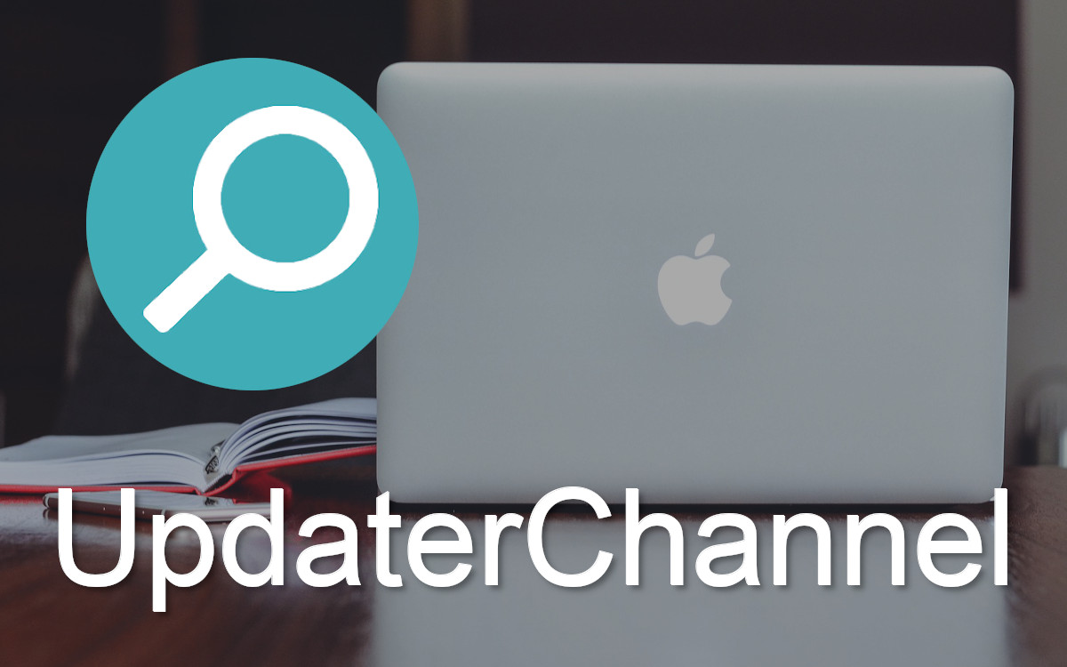 UpdaterChannel's icon is a green circle with a white magnifying glass.