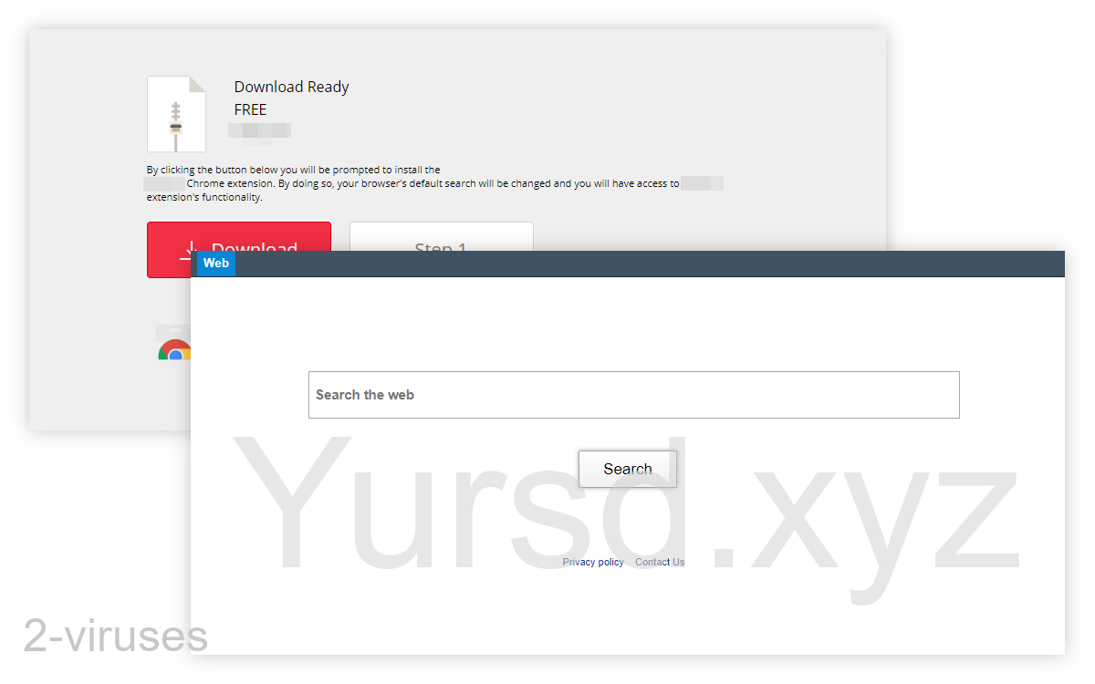 Yursd.xyz uses deceptive advertisements to get installed.