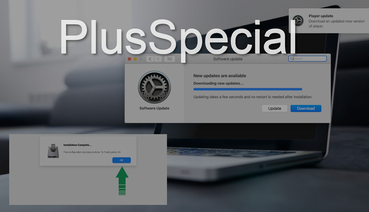 PlusSpecial gets installed through fake Flash updates.