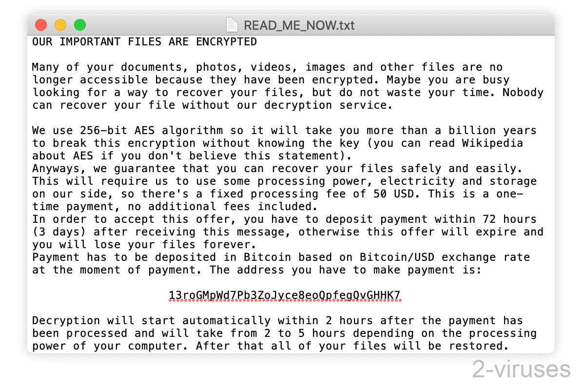 EvilQuest's ransom note READ_ME_NOW.txt