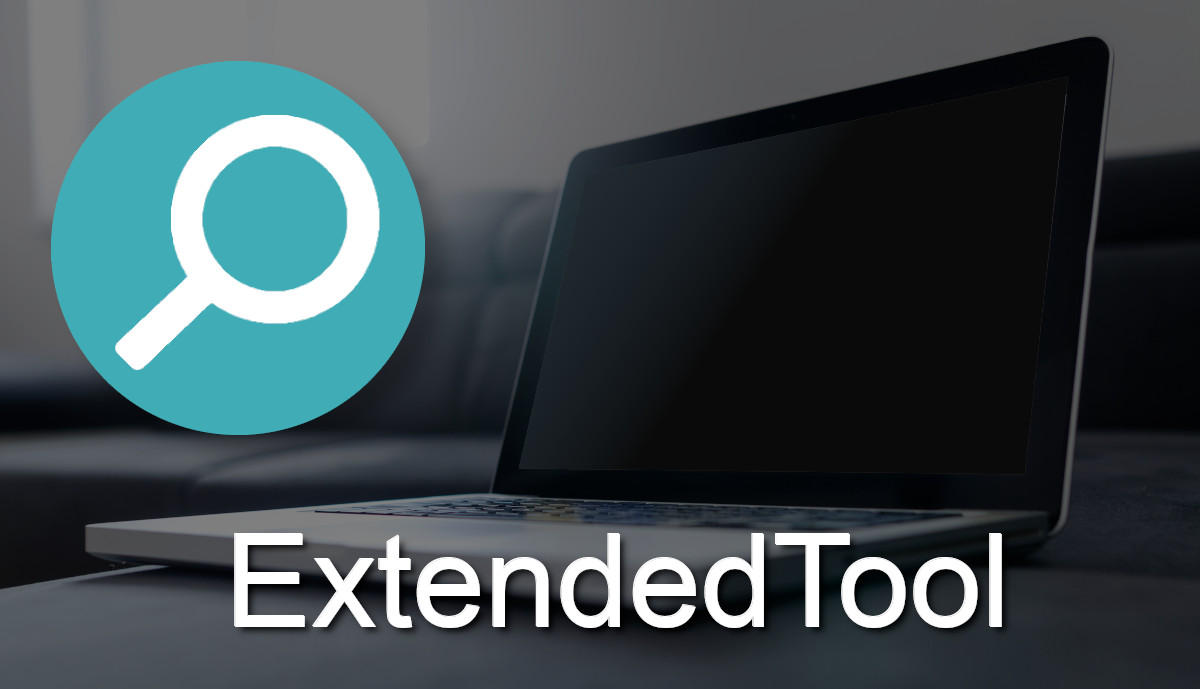 ExtendedTool's icon is a magnifying glass on a blue/green circle.