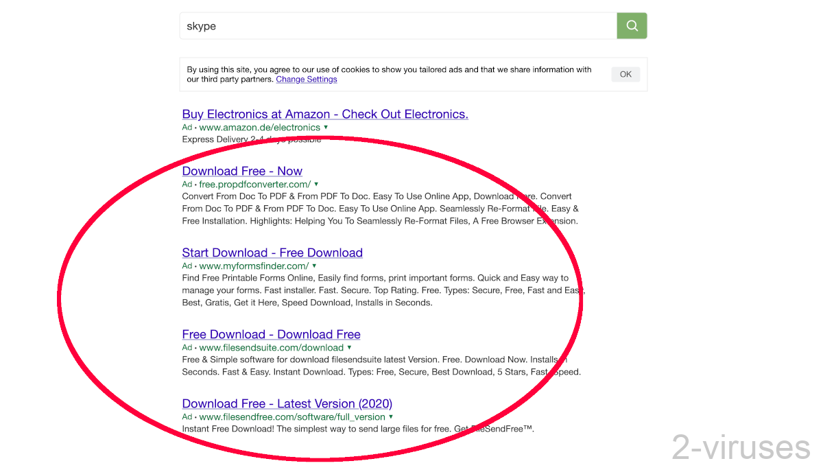 Four of five ads by Faqtoids.com lead to browser hijackers.