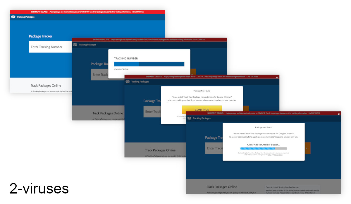  Packagetrackingtab.com - example of dishonest installation.