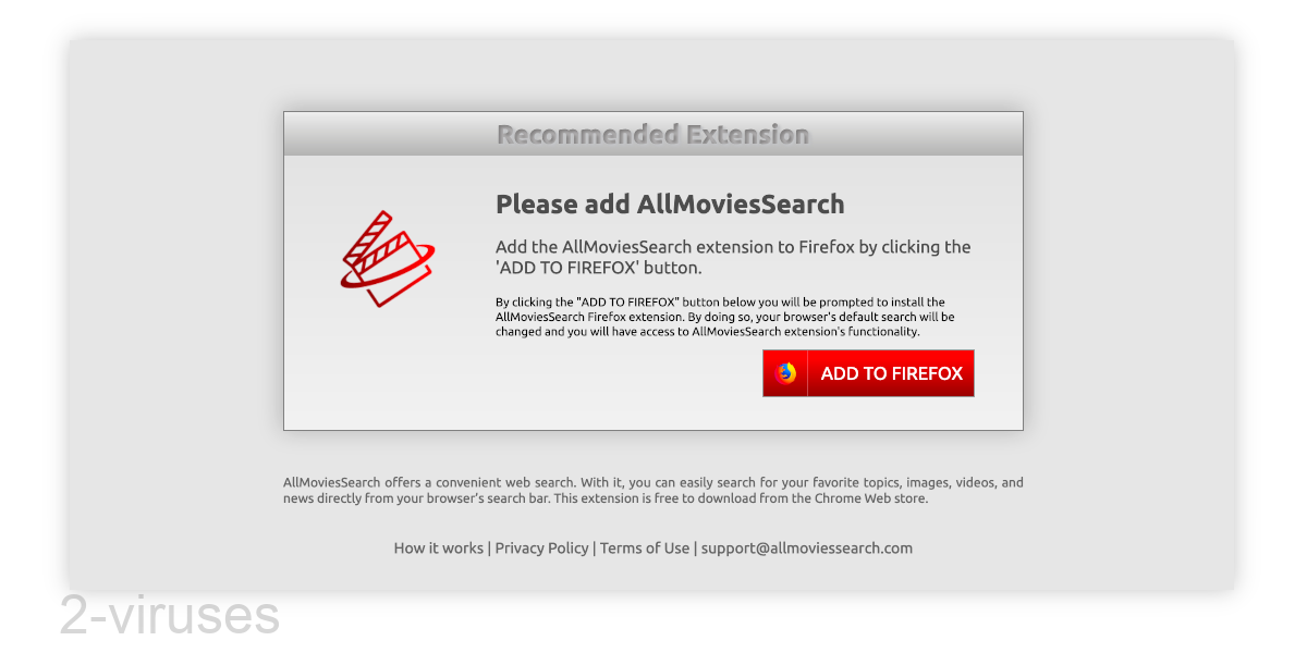 Allmoviessearch.com Recommended Extension.