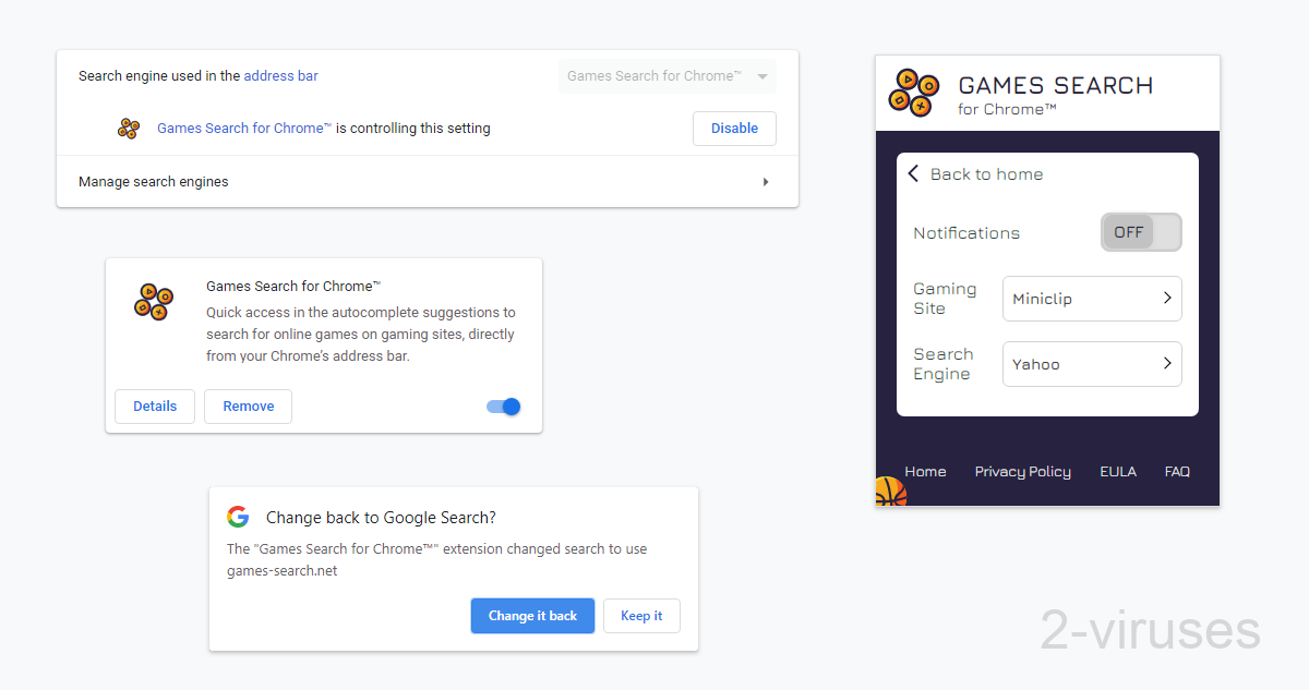 Games-search.net takes over the search engine.