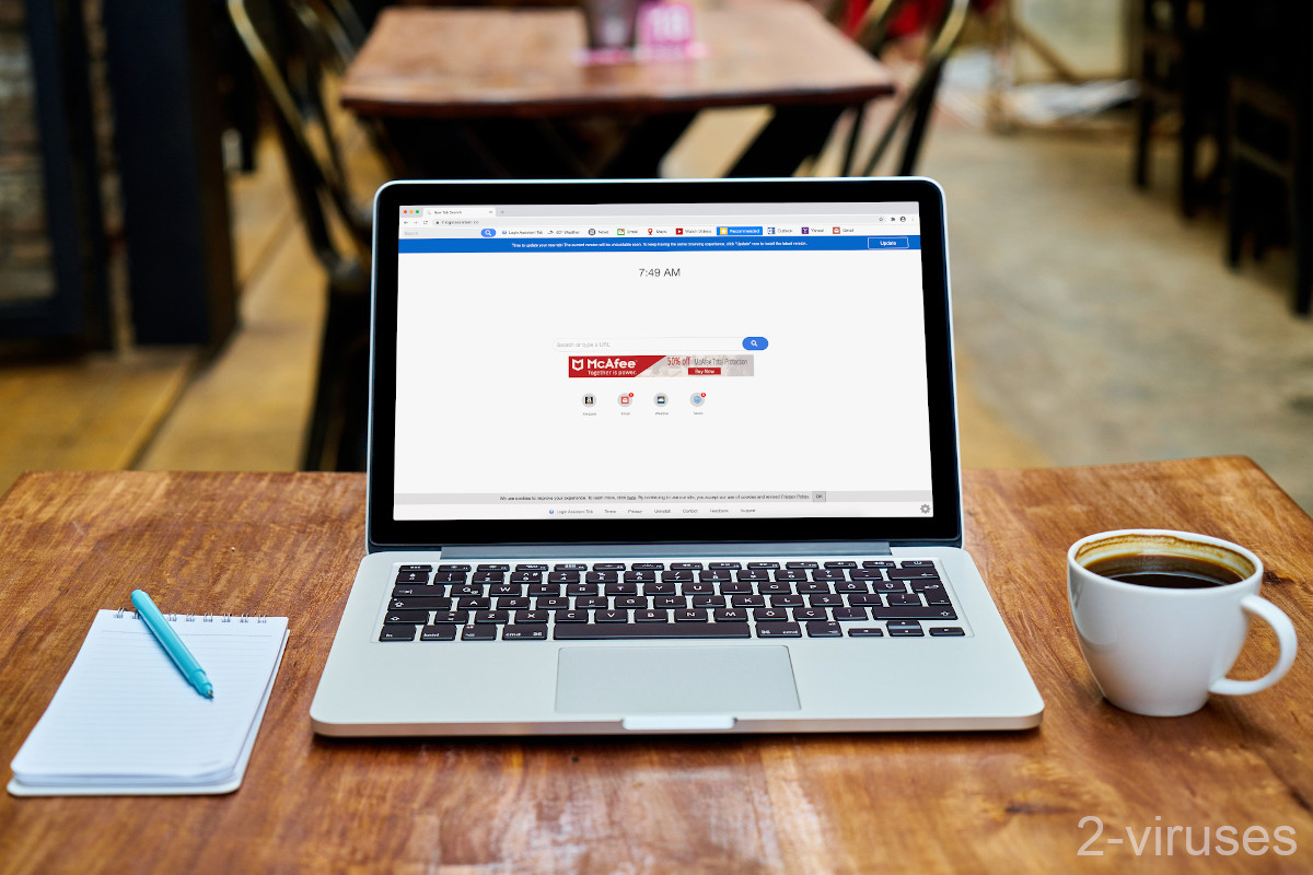 Hloginassistant.co's new tab has ads and affiliate links.