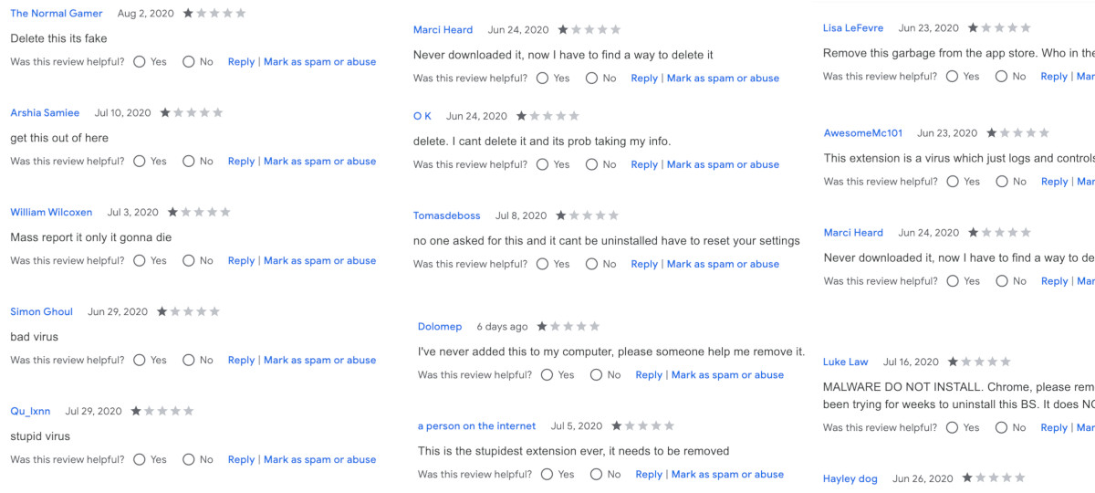 A lot of 1 star reviews.