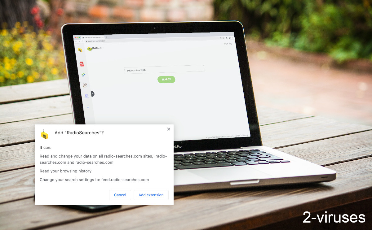 Radio-searches.com looks like it has a new tab page even though it's not really used.