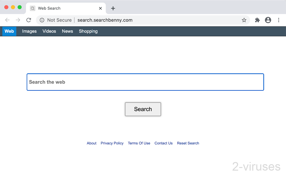 Search.searchbenny.com looks just like Conduit.
