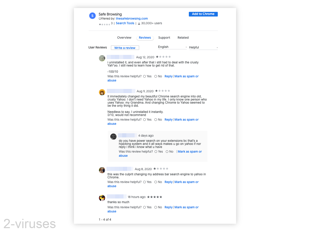 Thesafebrowsing.com's reviews are not great.