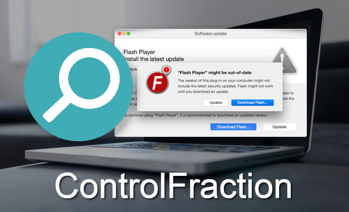 The icon used by ControlFraction is a magnifying glass on a green/blue circle.