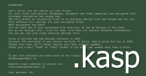 Kasp Ransomware