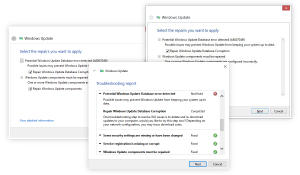 How to Fix the Potential Windows Update Database Error