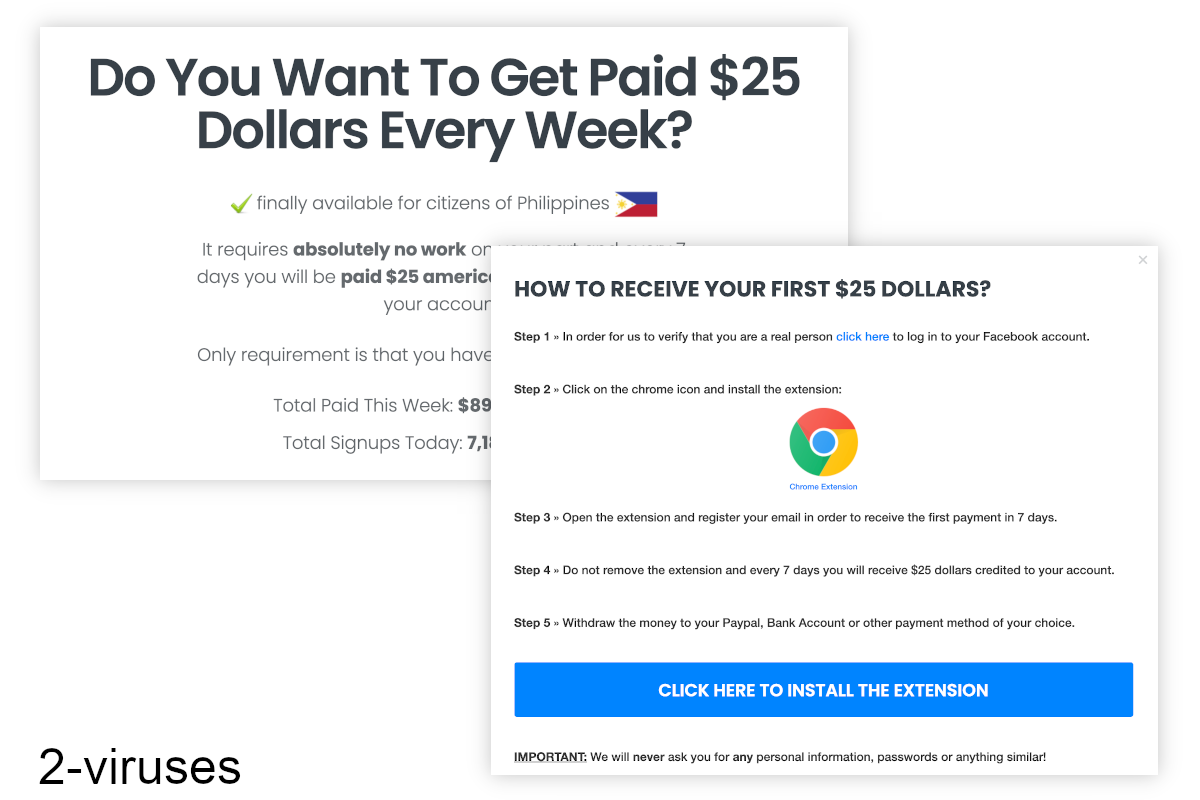 The Bucks Club gets offered as a way to make money without working.