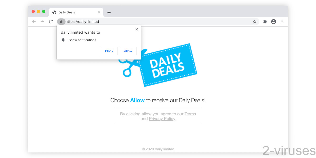 Daily.limited says: Choose allow to receive our daily deals.