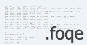 Foqe Ransomware