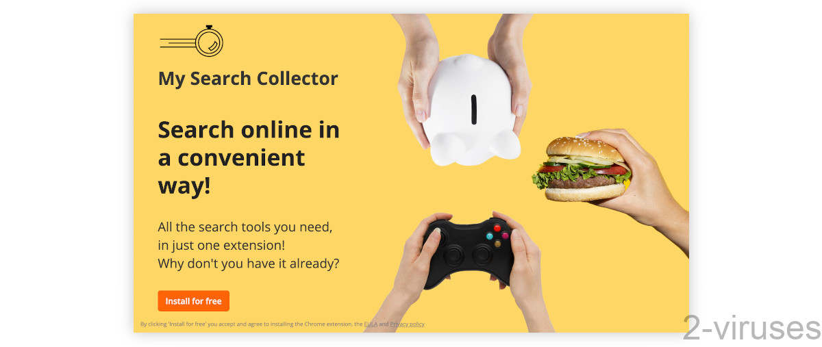 Mysearchcollector.xyz promises "all the search tools you need".