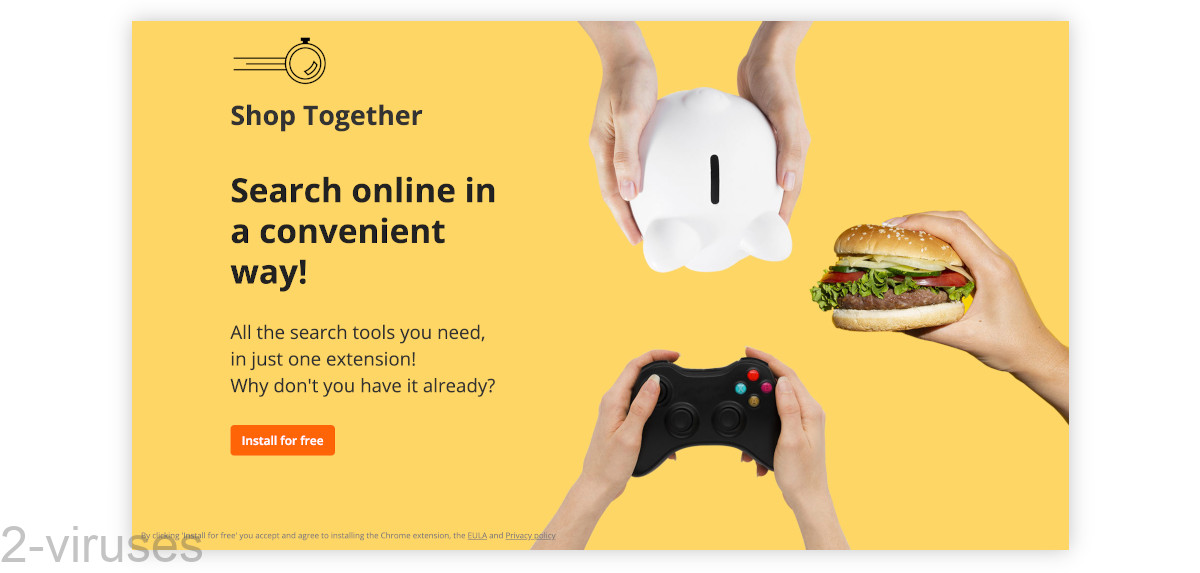 Shoptogether.xyz has a generic home page that's very vague. 