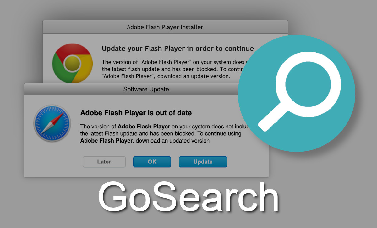 GoSearch uses fake updates to infect Macs.