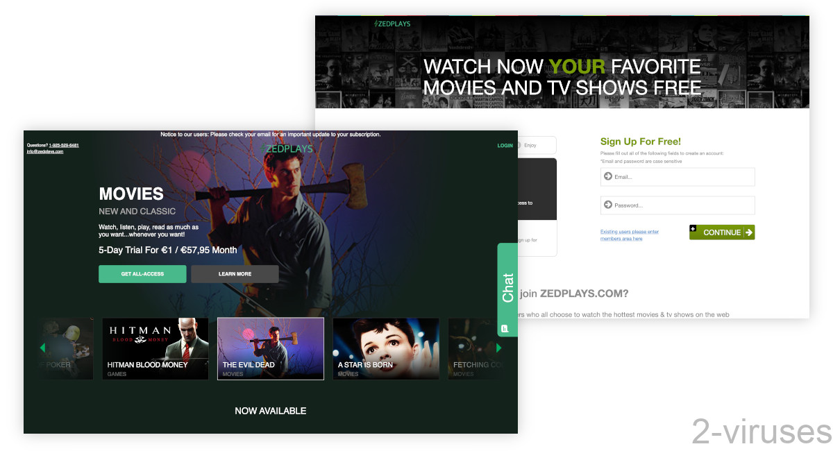 Qanswers.site advertising a "free" service that actually costs $60 a month.