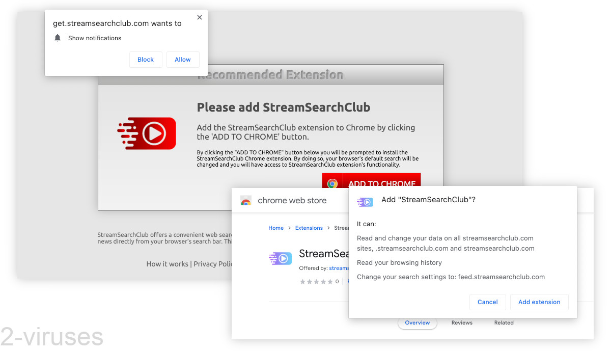 StreamSearchClub installation.