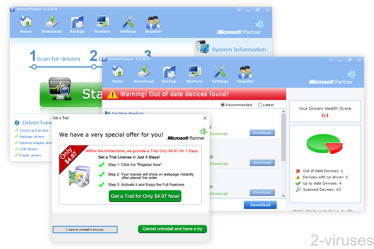 DriverTuner by LionSea – How to remove – Dedicated 2-viruses.com