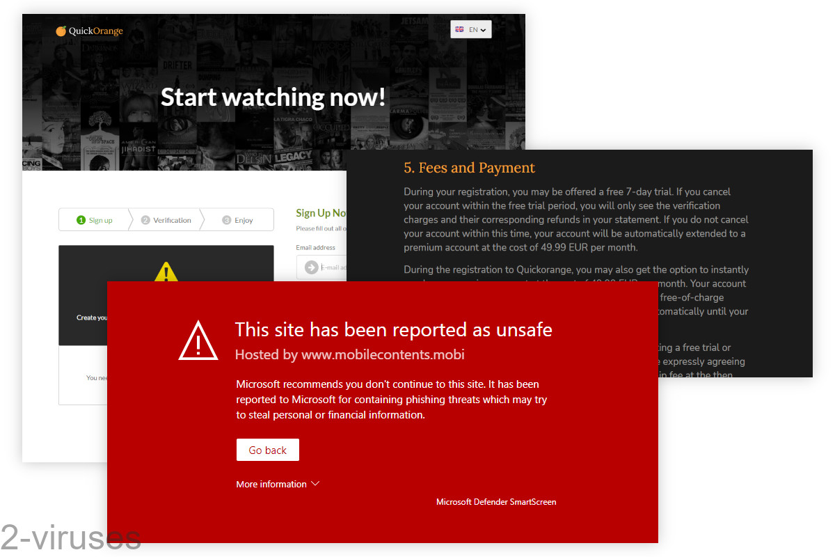 Infopicked.com leads to some dangerous sites.
