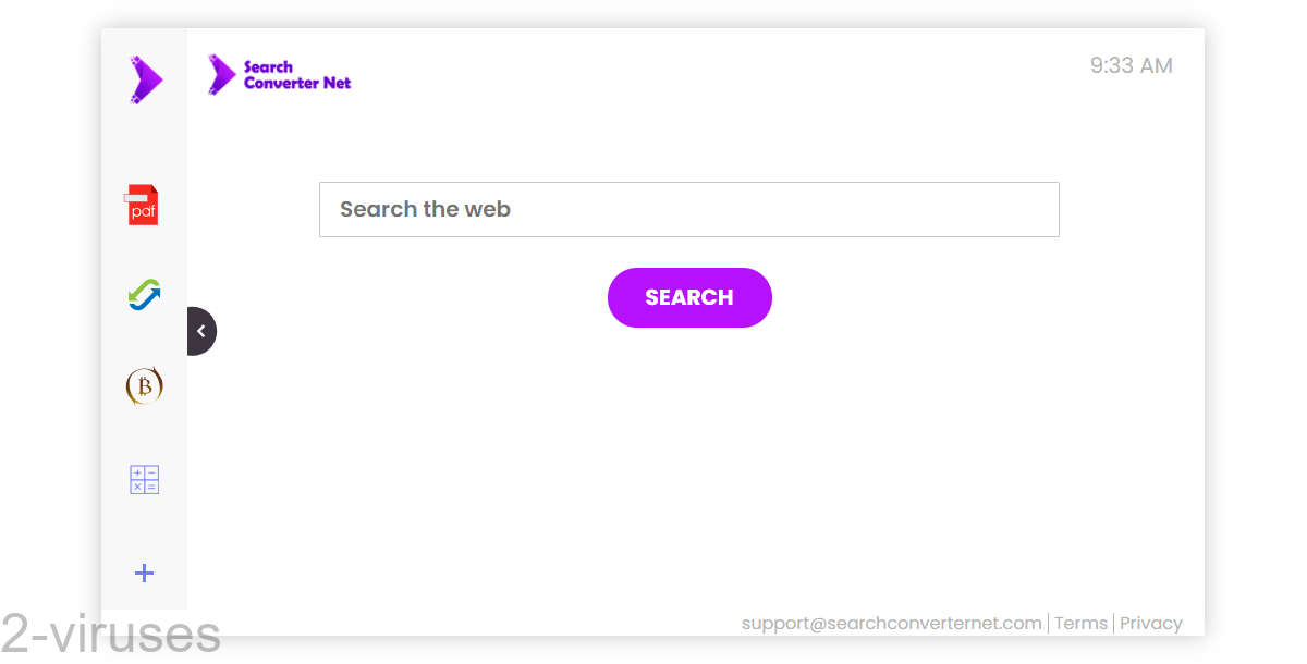 SearchConverterNet has what looks like a new tab page, even though the extension doesn't use it.