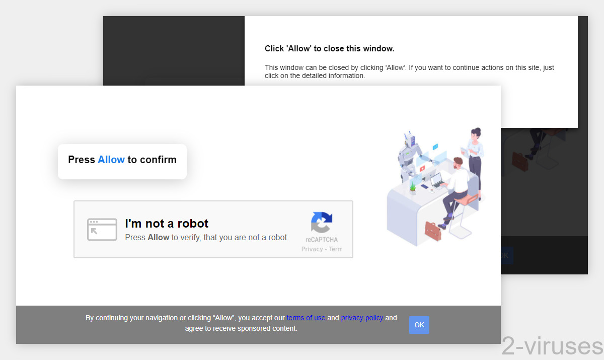 Sonoffer.online pretends to be a robot check.