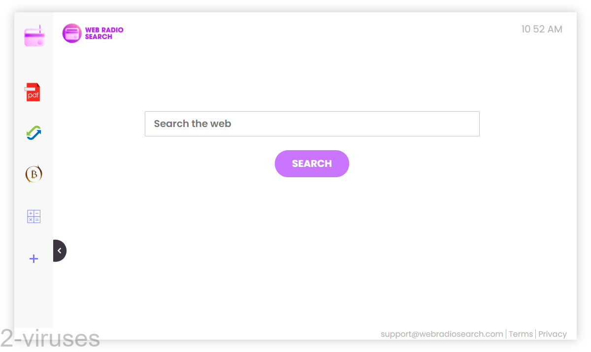 WebRadioSearch is a fake search engine.