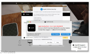 Fake Warnings - Apple Security Alert