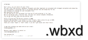 Wbxd Ransomware