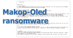 Makop-Oled Ransomware
