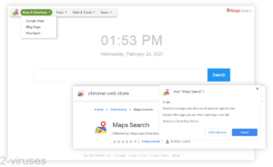 Maps Search Hijacker