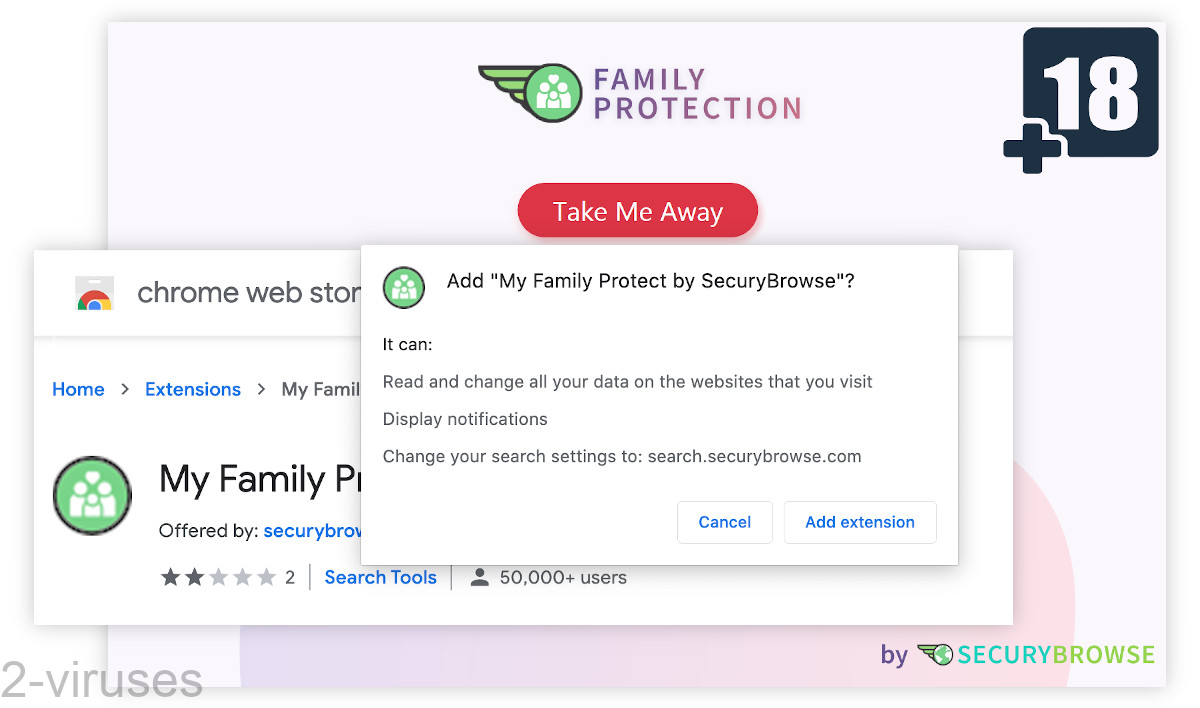 SecuryBrowse asks to read your data on every site that you visit.