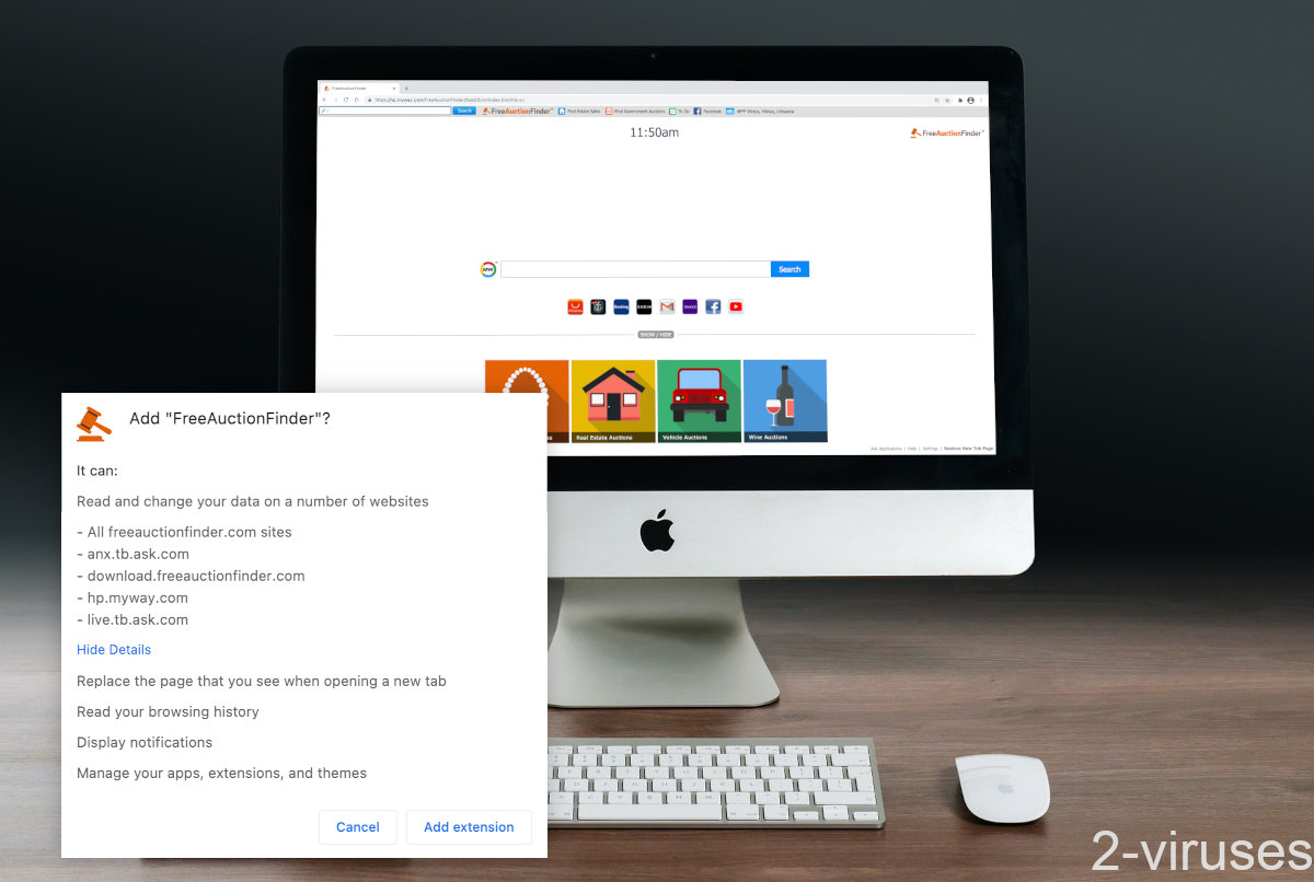FreeAuctionFinder's permission list is a little long.