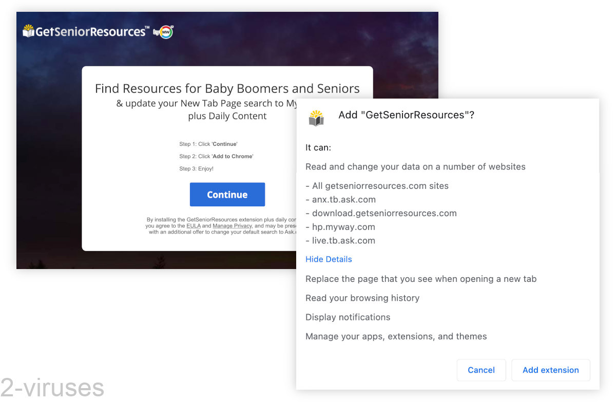 GetSeniorResources asks for a bunch of permissions.