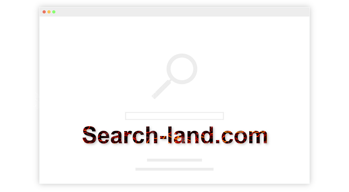 Search-land.com doesn't have an identity or a front page.