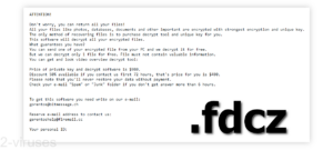 Fdcz Ransomware