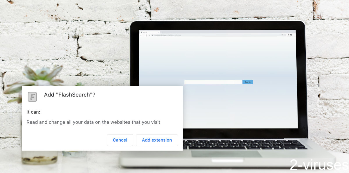 Flashsearch.club has an extremely simple new tab/home page.