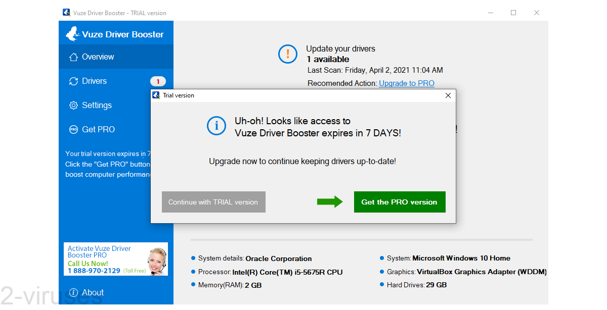 Vuze Driver Booster How to remove Dedicated