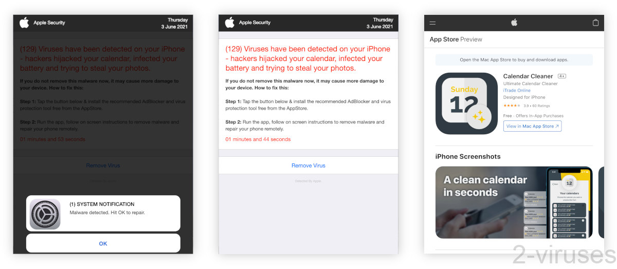 apple phishing spyware on mac os warning