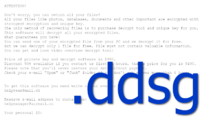 Ddsg Ransomware